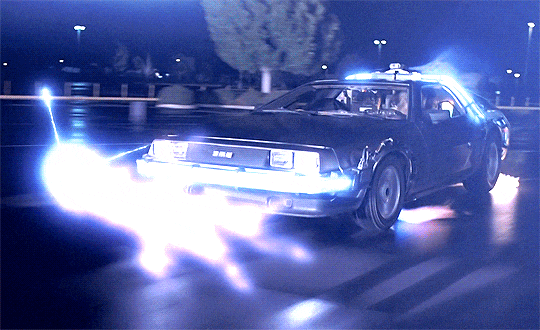 Delorean animado - De Volta para o Futuro